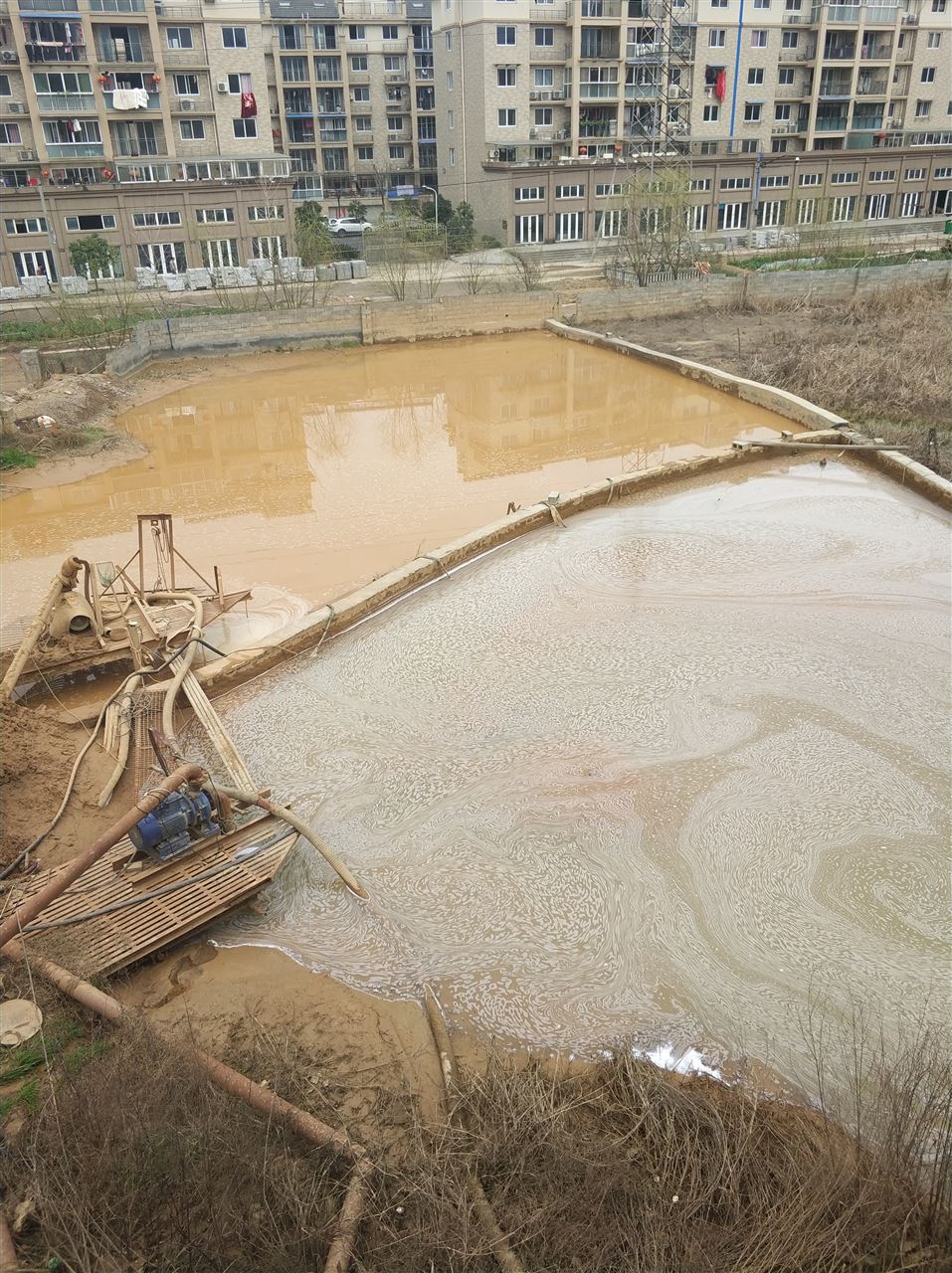 浪卡子沉淀池淤泥清理-厂区废水池淤泥清淤