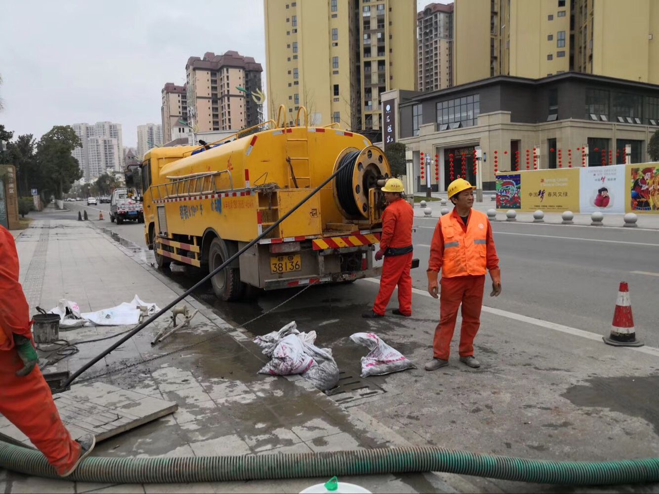 浪卡子排污管道清淤-管道清洗